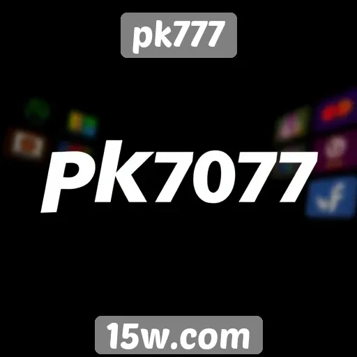 Recursos e funcionalidades do site pk777