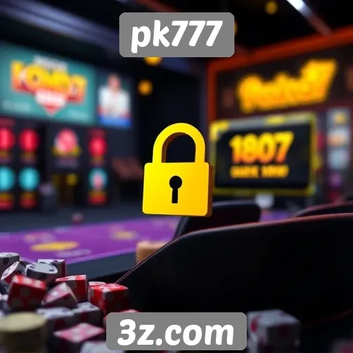 Análise da segurança do site de jogos pk777